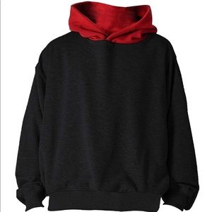 Lakenzie Cardinal Hoodie Black Red.